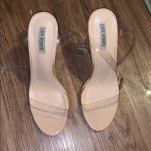 Clear heels